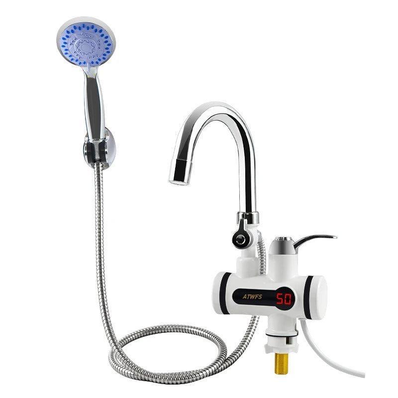 220V Digital Tankless Instant Heater Faucet Hot/Cold Water Tap for Kitchen & Washroom